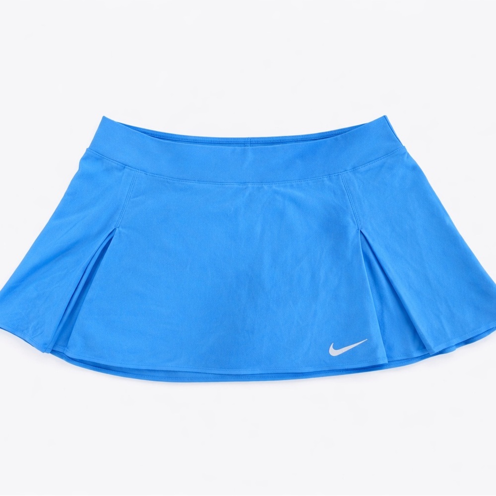 blue NikeCourt Advantage Women's Dri-FIT Pleated Tennis Skort XL